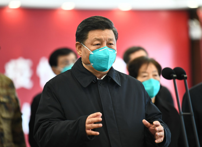 习近平自内地爆发新型肺炎疫情以来，首次到访武汉。新华社