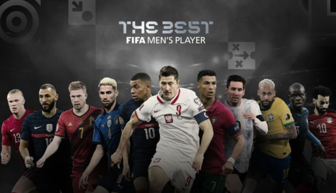 世界足球先生候选十一人。FIFA官网图片