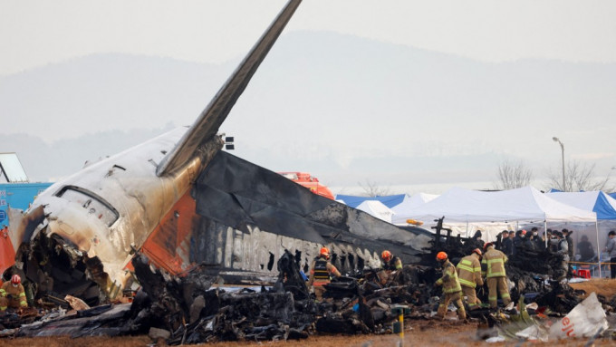 南韓昨日發生嚴重空難，機上179人罹難。路透社