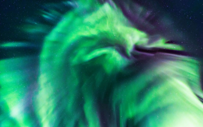 「巨龙」极光令人惊艳。NASA网站