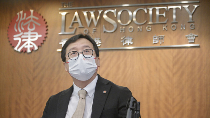陈泽铭指律师会会继续捍卫法治和司法独立。 资料图片