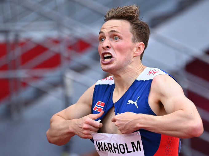 禾姆夺男子400米栏金牌。Reuters