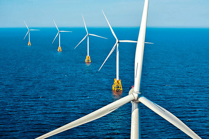 羅德島的布洛克島離岸風力發電廠。