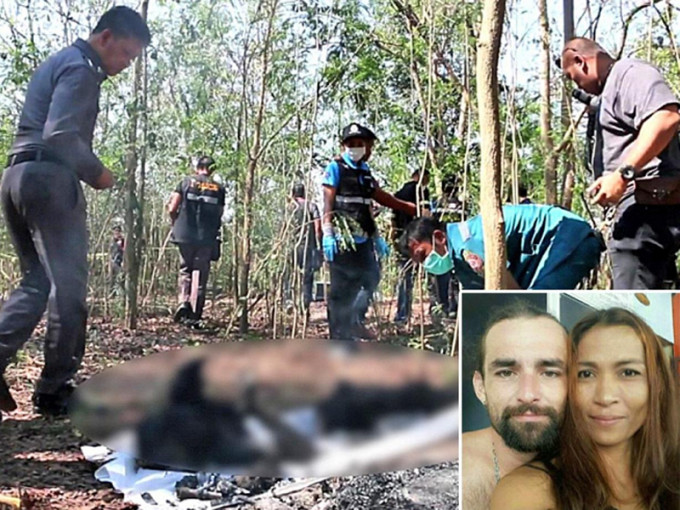 泰國披集府一個森林，發現一名意籍男子被肢解焚屍，警方懷疑其女友聯同新歡將情人殺死。(網圖)