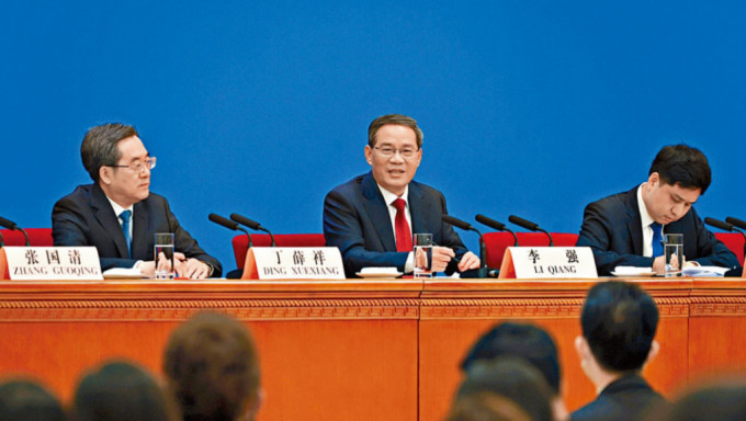 新总理李强上场，更新国务院工作规则。资料图片
