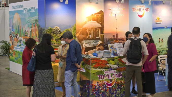 泰國政府旅遊局有參與旅遊展。資料圖片