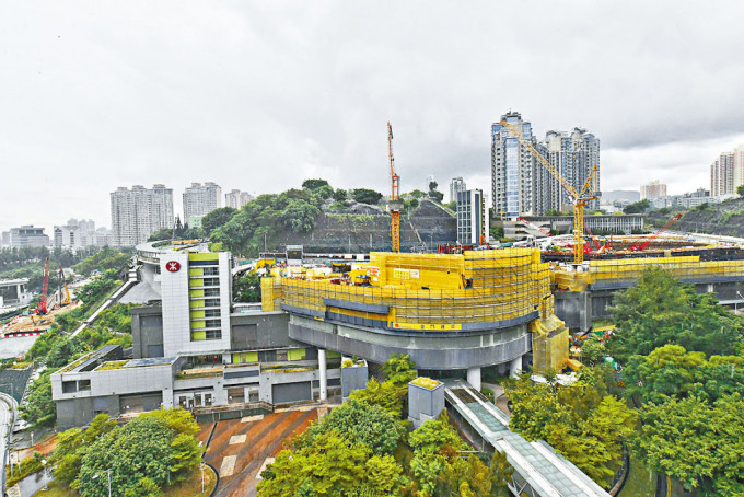 港鐵何文田站瑜一，當中第1A期預計今年稍後時間，當市場穩定後推出市場。