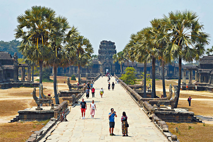 柬埔寨世界遗产吴哥窟。