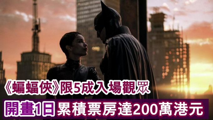 《蝙蝠俠》已經在香港上映。