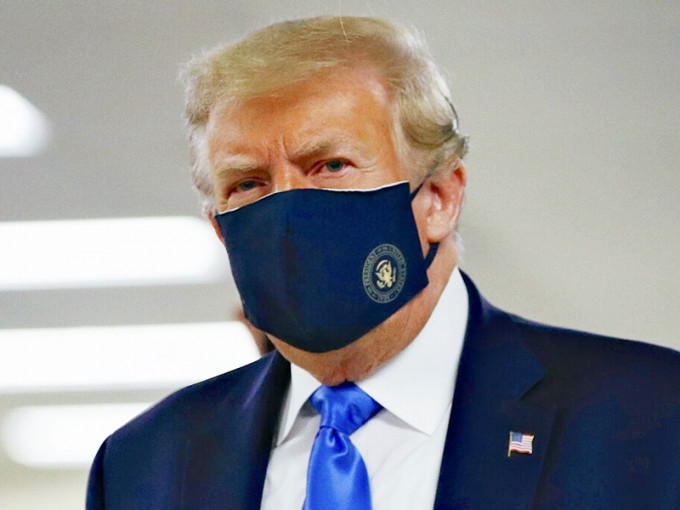 特朗普称不会强制全国戴口罩。AP图片