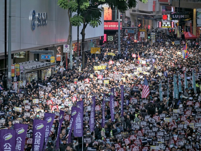 香港示威者入选《时代》周刊年度风云人物最后十强。资料图片