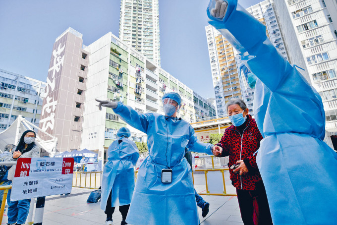 當局強制檢測四十三幢大廈遍布港九新界，九龍東有十八幢，集中在黃大仙、彩虹及觀塘。