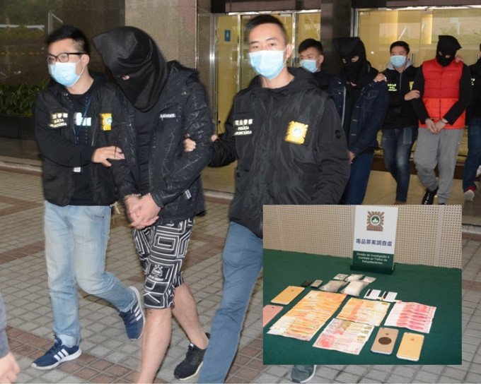 三港男在澳门贩毒被捕。