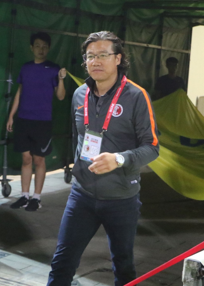 香港足球隊主教練金判坤。資料圖片
