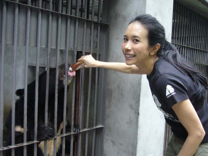 Karen多年來致力爭取動物權益。