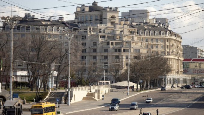 德涅斯特河沿岸共和國」首都提拉斯堡市景。 路透社