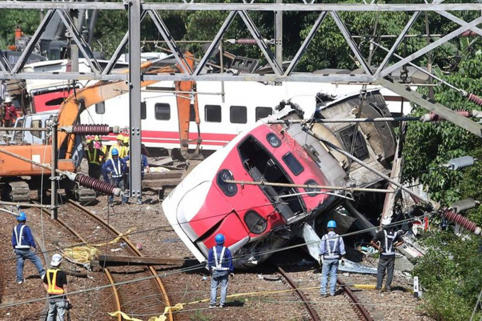 普悠瑪列車事故釀成18死200多人傷。路透社資料圖片