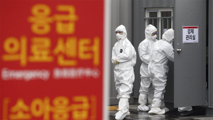 南韩新连续三天确诊超过七千宗。AP资料图片