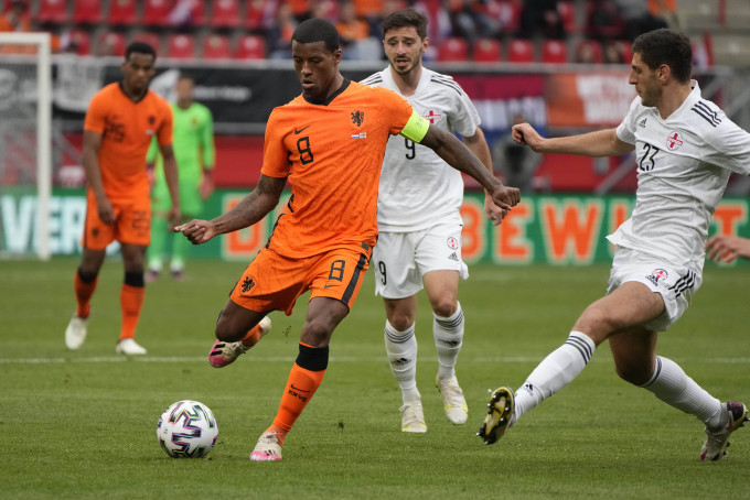 韋拿杜姆將代表荷蘭踢歐國盃決賽周。AP
