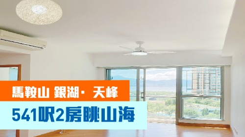 马鞍山银湖．天峰8座低层F室，实用面积541方尺，现时叫租17000元。