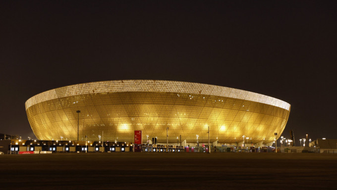 路薩爾體育館（Lusail Stadium）。資料圖片