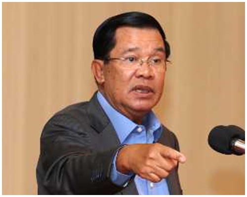 洪森指柬埔寨遵守北京提出的「一个中国」政策。资料图片