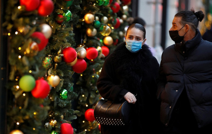 英国圣诞前不会实施新防疫措施。REUTERS图片
