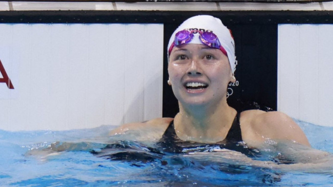 何詩蓓在柏林站短池世界盃拿到200米自由泳冠軍。 資料圖片