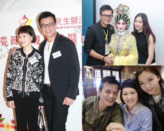 黃日華與女兒都很支持梁潔華以粵劇作為興趣的演出。（資料圖片）