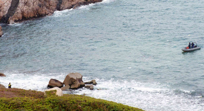 石澳鶴嘴附近水域。 資料圖片