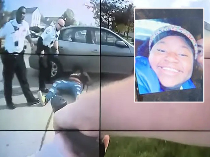 美国俄亥俄州16岁黑人女孩疑持刀伤人 被警察连开四枪击毙。