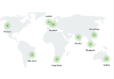 新增5個SaaS據點後，AppDynamics全球SaaS數據點總數增至9個。