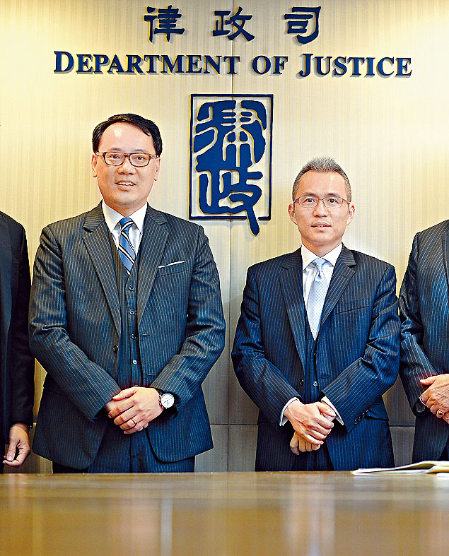 具有资深大律师衔头的谭耀豪（左）将接替梁卓然（右）任刑事检控专员。