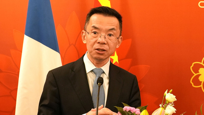 中國駐法國大使盧沙野。中新社資料圖