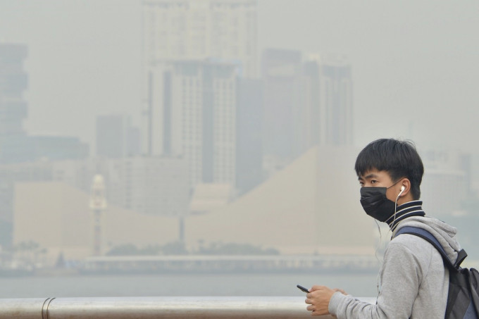 本港空气污染水平达「甚高」。资料图片