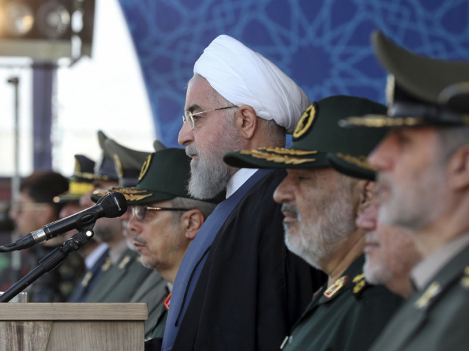 伊朗總統魯哈尼。AP