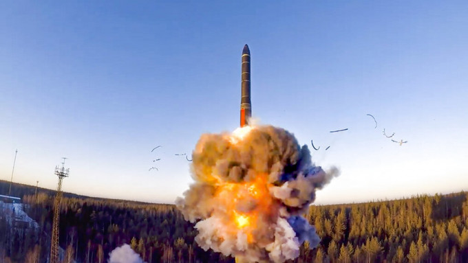 俄羅斯明日將試射洲際彈道導彈和巡航導彈。美聯社圖片