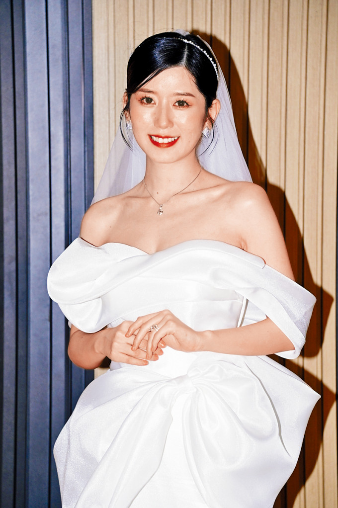 陳嘉慧10月結婚，3月做媽咪。