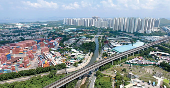 兴建在屯马綫上的新车站将位处洪水桥／厦村新发展区的市中心。资料图片