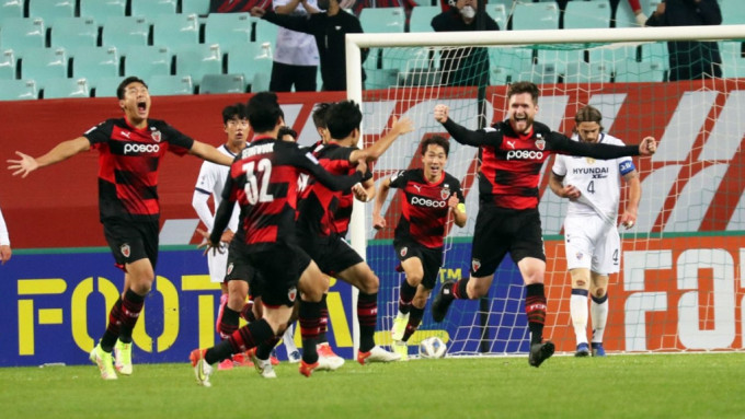 浦項制鐵近3次對FC江原，有兩次小勝1球。