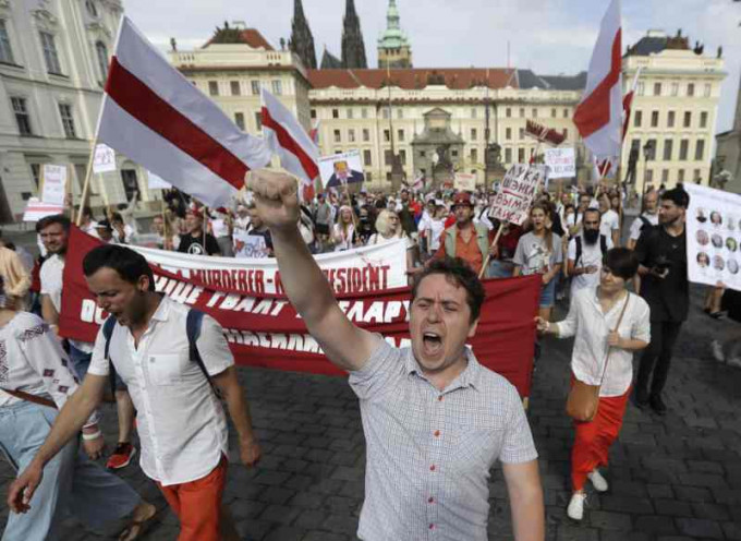 白俄羅斯示威持續。AP 　