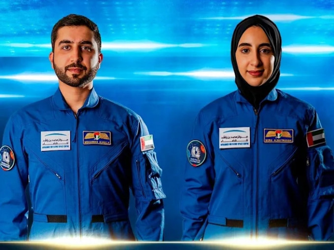 阿爾穆拉（左）與瑪特魯希（右）獲選成為阿聯酋太空人。AP