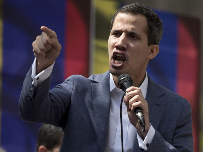 委內瑞拉國會議長瓜伊多（Juan Guaido）傳出一度被政府特工拘捕。AP