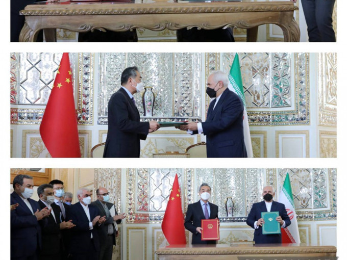 中国与伊朗签署为期25年的战略合作协议。IRIMFA Twitter