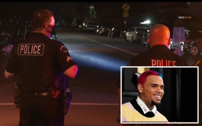 Chris Brown开生日P太嘈被邻居报警。