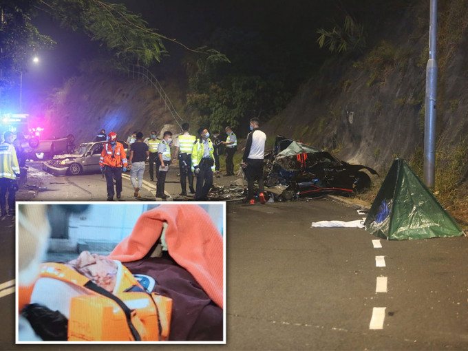 新娘潭路晚上发生至少两死车祸。