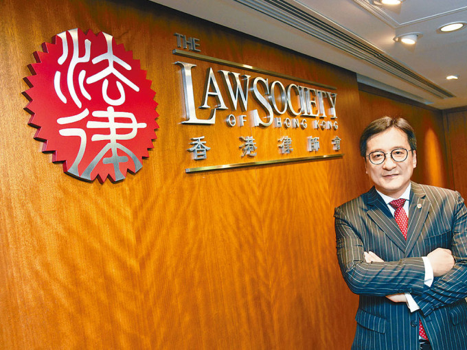 香港律師會會長陳澤銘嚴正譴責及促停止恐嚇司法人員行為。資料圖片