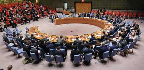聯合國安全理事會今天召開緊急會議。AP