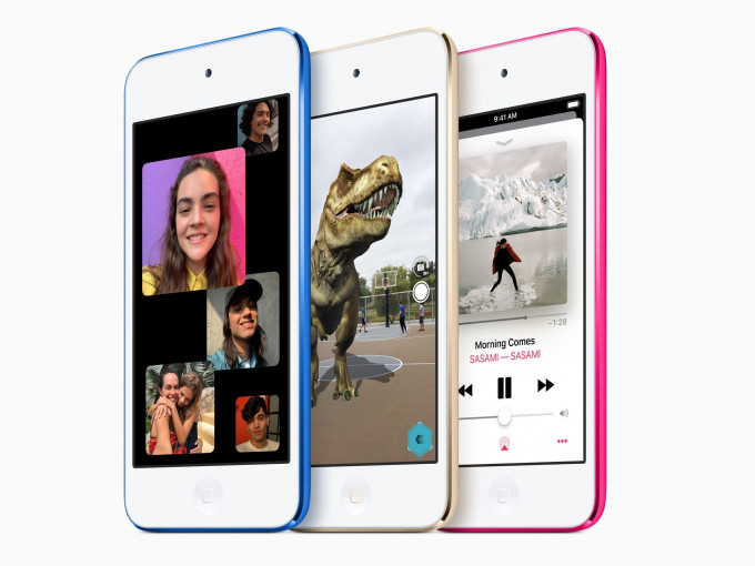 蘋果相隔4年突推全新iPod touch。網上圖片