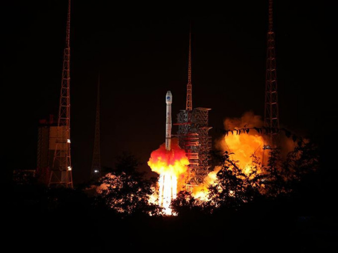 中國成功發射兩枚北斗三號衛星。(網圖)